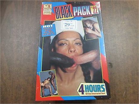Black Pack #22 Visual Images Ebony New Sealed Adult VHS 070325WVHS-DLIST