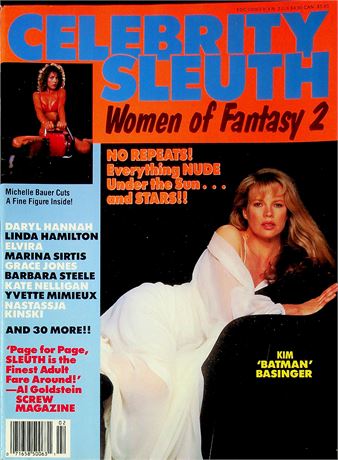 Celebrity Sleuth Magazine Women Of Fantasy 2 Ft. Kim Basinger & Michelle Bauer Vol.4 No.2 052825RP