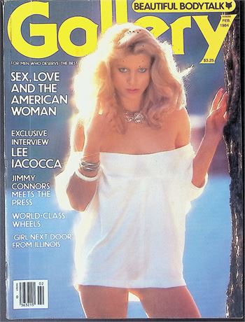 Gallery Magazine ft. Lee Iacocca Feb 1984 111025AKP-6