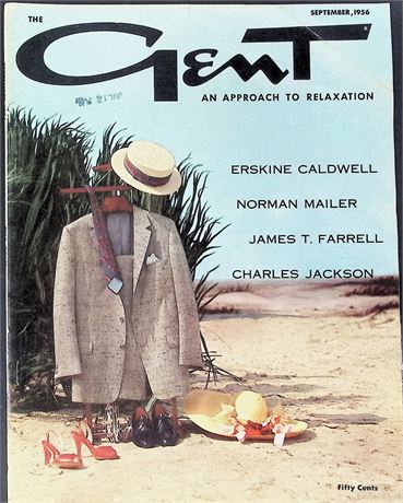 Gent Magazine ft. Erskine Caldwell, Norman Mailer Sept 1956 111325AKP-45