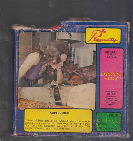 Playmate Film #3 Super-Cock, John Holmes, Linda McDowell, Regular 8mm Film Reel Vintage 071425AVHS2