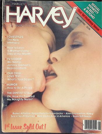 Harvey Magazine Holiday Issue ft. Jennie Orvino Jan 1980 121925AKP-73