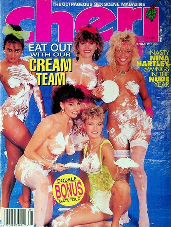 Cheri Magazine Ft. Nina Hartley & Little Oral Annie January 1990 082325RP-