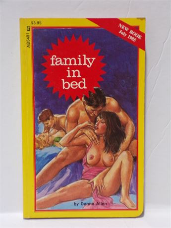 Family in Bed by Donna Allen, Paperback Book 1985 Greenleaf AB5481 072825WP-46