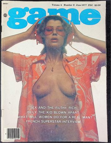 Game Magazine Ft. Nancy June 1977 102125AKP-45