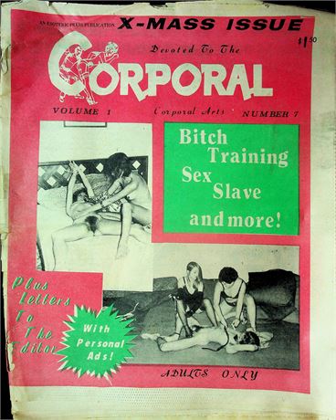 Corporal BDSM Oversized Magazine X-mas Issue Bitch Training Vol.1 No.7 101025RP-