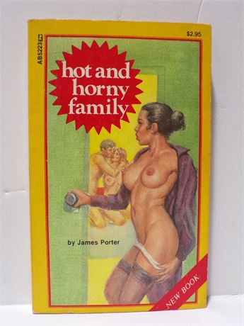 Hot and Horny Family by James Porter, Paperback Book 1979 Greenleaf AB5223 080525WP-49