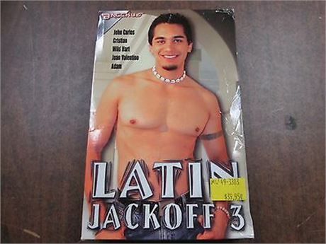 Latin Jack Off 3 John carlos Wild Hart Bacchus Gay Male VG Adult VHS 070325WVHS4-DLIST