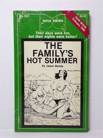 The Family's Hot Summer by Jason Bonds, Paperback Novel 1980's Patch Pokets 7531 061125WP-70