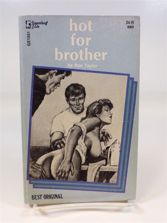 Hot for Brother by Ron Taylor, Paperback Book 1970's Greenleaf Elite GE1051 102025WP-61