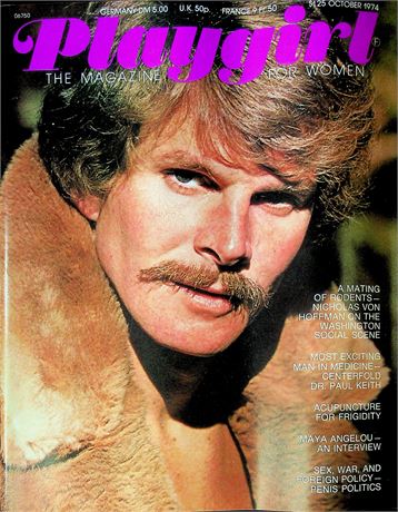 Playgirl Magazine Ft. Maya Angelou October 1974 061025RP