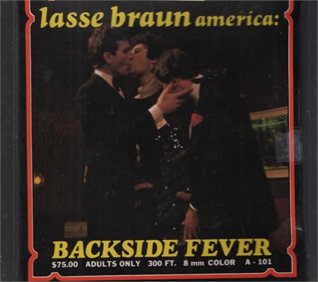 Lasse Braun America A-101 Backside Fever Regular 8mm Film Reel Vintage 060225CBVHS