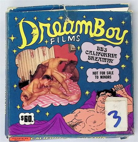 Dreamboy Films #3 California Dreamin' Super 8mm Gay Film Reel Vintage 090525AKT