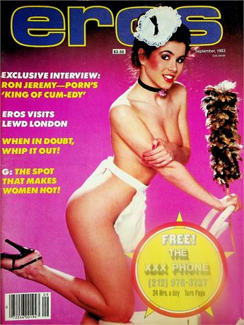 Eros Magazine  Centerfold: Chains Of Love /  Ron Jeremy Interview  September 1983  052825lm-p