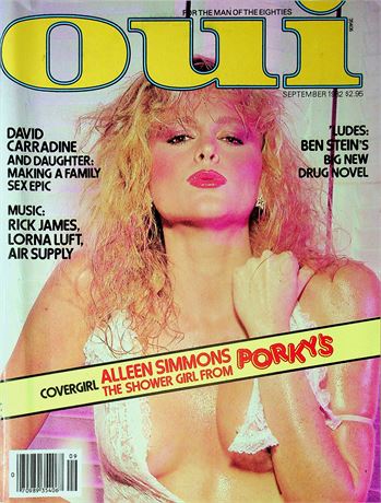 OUI Magazine Ft. David Carradine & Alleen Simmons September 1982 082125RP2-