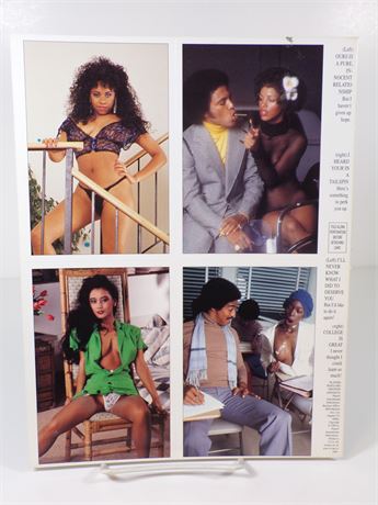 Players Postcard Editions 1994 Set of 8 Adult Novelty Postcards #25 to #32 Black 102925WP-17
