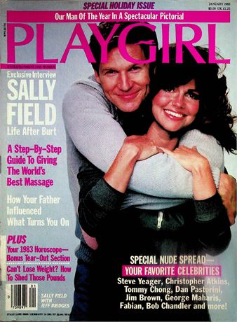 Playgirl Magazine  Sally Field & Jeff Bridges  January 1983 Special Holiday Issue   052825lm-p