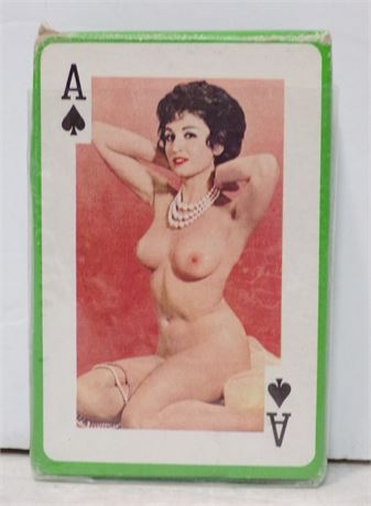Gaiety Brand No. 421 "54 Models" Vintage HK Playing Cards Adult Photo Card Deck 051925WP