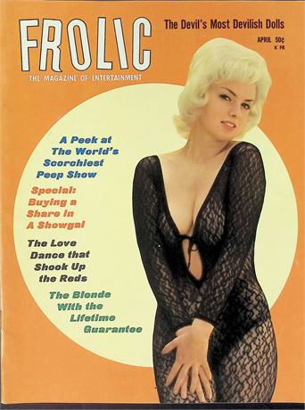 Frolic Magazine ft. Carol McBee April 1966 120525AKP-29