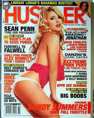 Hustler Magazine Ft. Sandy Summers & Mike Feder November 2007 100925RP-