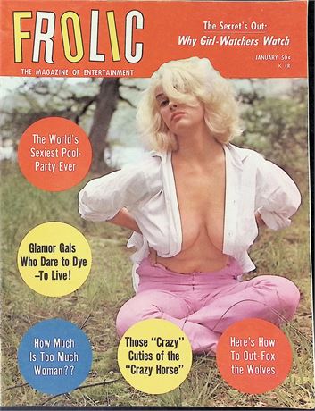 Frolic Magazine ft. Willowy Peggy Jan 1966 120525AKP-30