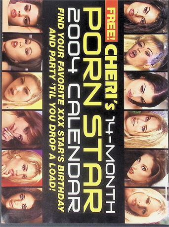 Cheri Magazine's 14 Month 2004 Porn Star Calendar ft. Tawny Roberts 121625AKP-14