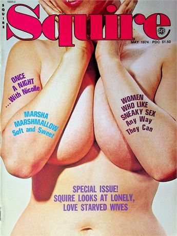 Squire Magazine Ft. Marsha Marshmallow May 1974 082125RP-