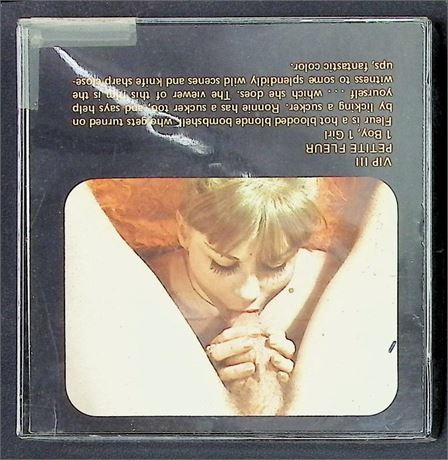 VIP #3 Petite Fleur 1m1f Reg 8mm Adult Film Reel Vintage 080425AVHS2