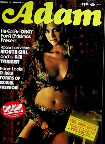 Adam Magazine  Covergirl Christina Gamay vol.18 #12  1975  061725lm-p