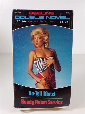 No-Tell Motel & Randy Room Service, 1980's Beeline Double Novel DN6329-C 102625WP