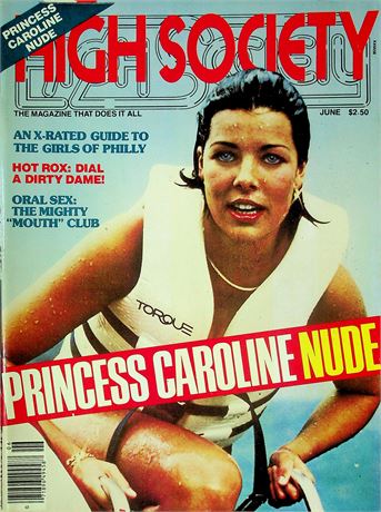 High Society Magazine Ft. Bebe Olsshon & Princess Caroline June 1979 073125RP-