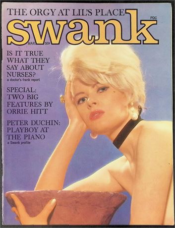 Swank Magazine ft. Peter Duchin March 1964 111925AKP-58