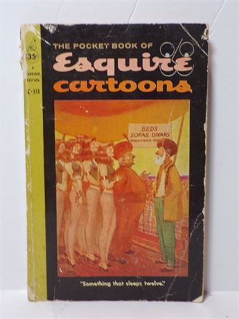Esquire Cartoons, Paperback Book 1961 Cardinal C-331 070925WP-23