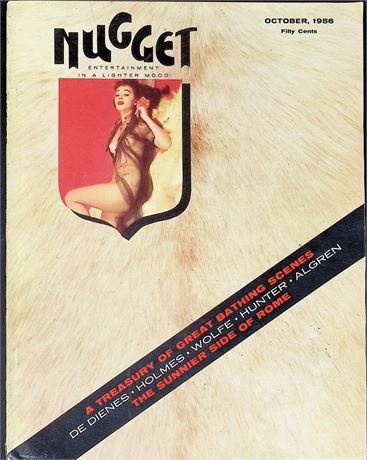 Nugget Magazine ft. Marla English Oct 1956 111825AKP-6