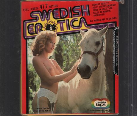 Swedish Erotica #245 Beach Lovers Regular 8mm Film Reel 1979 Vintage 053025CBVHS