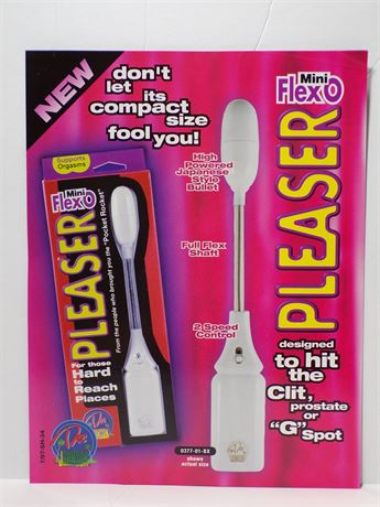 Mini Flexo Pleaser Doc Johnson Women's Sex Toy Ad Slick Sheet 060425WP-34