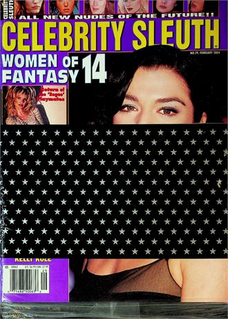Celebrity Sleuth Magazine Women Of Fantasy 14 February 2004 No.29 Sealed 061425RP