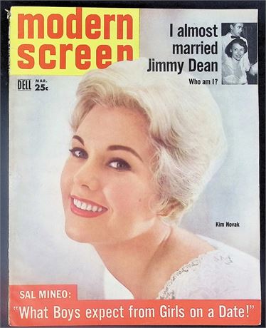 Modern Screen Magazine Mar 1957 ft. Anita Ekberg, Kim Novak 091925AKNON-3