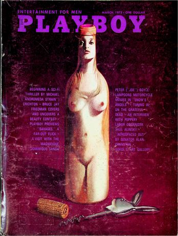 Playboy Magazine Ft. Peter Boyle & Saul Alinsky March 1972 071325RP-