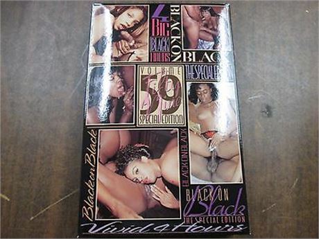 Black on Black Vol 59 Special Edition VIVID NM Adult VHS 062625WVHS-DLIST