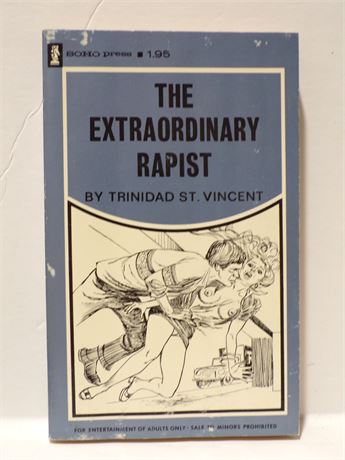 The Extraordinary Rapist by Trinidad Vincent, Paperback Book 1974 SOHO-3016 091025WP-69