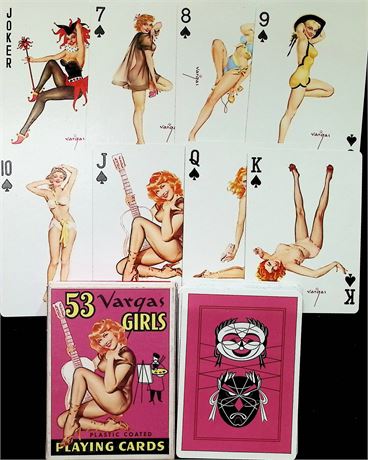 Alberto Vargas Pin Up Girls Vintage 1960s/70s Art Stancraft Playing Cards Set C37-073124AMP