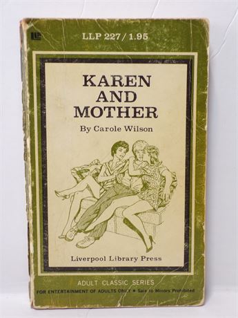 Karen and Mother by Carole Wilson, Paperback Book 1970's Liverpool LLP-227 071125WP-5