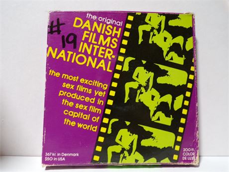 Danish Films International #19 Regular 8mm B&W Film Reel Vintage 071725AVHS2