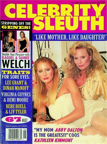 Celebrity Sleuth Magazine Ft. Abby Dalton & Kathleen Kinmont Vol.8 No.6 071825RP-