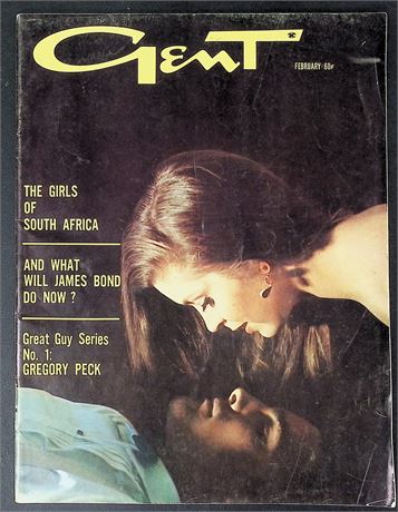 Gent Magazine ft. Gregory Peck Feb 1965 103125AKP-78