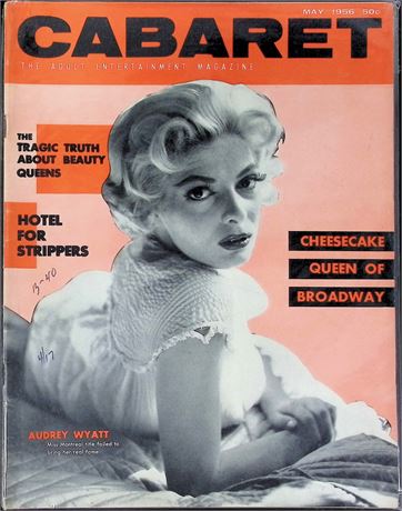 Cabaret Magazine ft. Audrey Wyatt May 1956 112925AKP-35