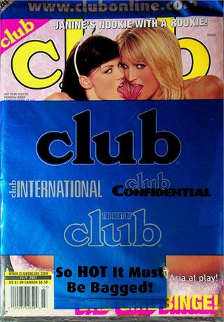 Club Magazine Ft. Janine & Aria July 2002 Sealed 060525RP-