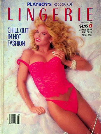 Playboy's Book Of Lingerie Mag Ft. Lori Williamson & Maryann Pestotnik July/August 1990 082525RP-