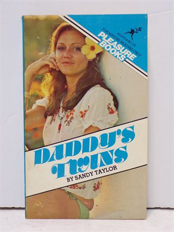 Daddy's Twins by Sandy Taylor, Paperback Novel, Pleasure Books 40303 1978 051525WP2